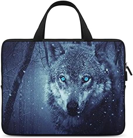 Case de laptop de lobo de neve ártico