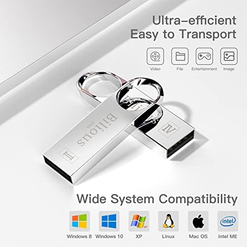 Unidade flash USB, bilioso design portátil de chaves de chaves de caldo de caldo de 5 pacote a granel, disco de estilo de memória