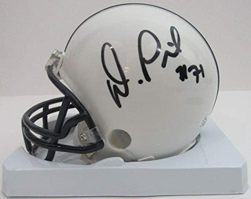 Devin Still Penn State assinado/Mini capacete Auto Riddell JSA 137791 - Mini capacetes da faculdade autografados