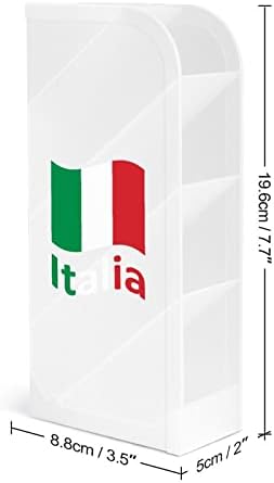 Itália Italia Italian Flag Pen Pen Pen Organizer Armazenamento Makeup Brush Copo Arte de Arte para o escritório Home White