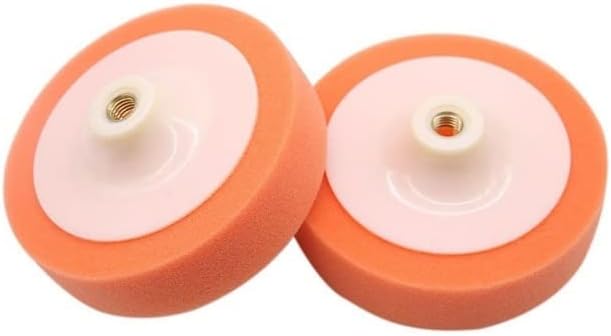 Bodacon 5 polegadas 125mm Polishing Polishing Polish for Polhoner Sponge roda de cera Acessórios de carros laranja Manutenção de lavagem de disco de polimento
