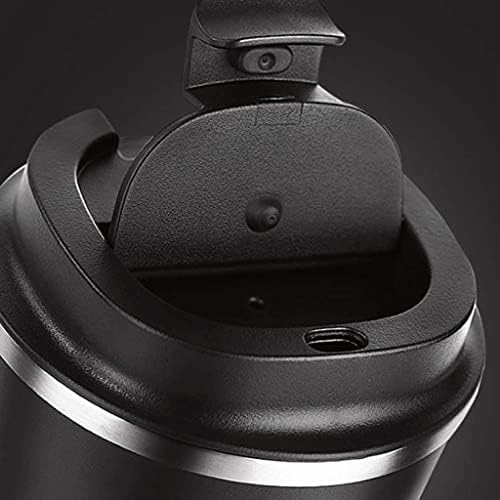 Xwozydr térmico Coffee Viagem Copo para homens Caneca de viagem isolada de aço inoxidável com infusor de chá removível,
