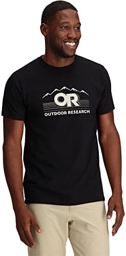 T-shirt de pesquisa ou advogado ao ar livre