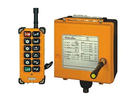 Controle remoto sem fio do guindaste industrial 12 Contactores AC/DC18V-65V