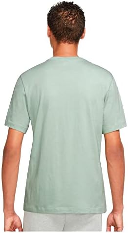 Nike Mens Dri-Fit Sportswear Logo T-shirt, Seafoam/White, X-Large