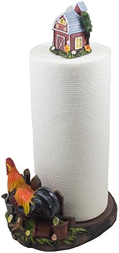Decorativo Toalha de papel de galo de fazenda decorativa com celeiro em acessórios de decoração de cozinha rústica como presentes para agricultores