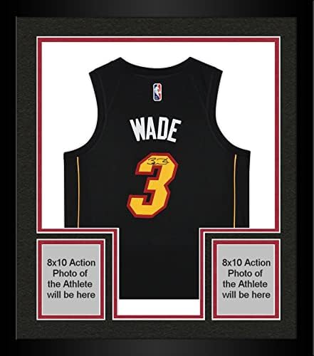 Dwyane Wade Miami Heat autografado Nike Black 2021-2022 Jersey de Mixtape Swingman - camisas da NBA autografadas