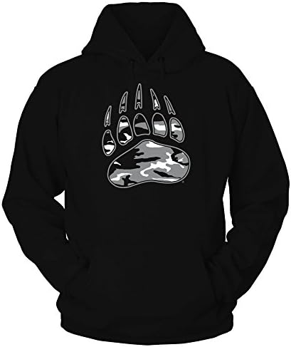 FanPrint Montana Grizzlies Hoodie - logotipo da camuflagem