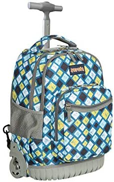 Backpack Zovota Rolling para meninos e meninas Backpack Backpack, 18 polegadas