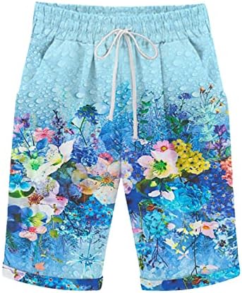 Shorts de praia havaiana de férias shorts casuais de tábua de tacadas lascadas com calças de troncos da moda confortável
