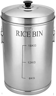 Ladrador de cozinha em aço inoxidável conjunto com tampa hermética balde de arroz de aço inoxidável adequado para lanches de porcas de chá de chá soltas