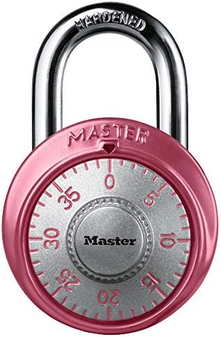 MASTER LOCK 1530DPNK Locker Lock combinando cadeado, rosa