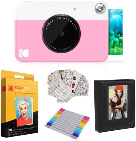 Câmera de impressão instantânea digital da Kodak Printomatom com Kodak 2ʺx3ʺ Pesquisa Photo Premium