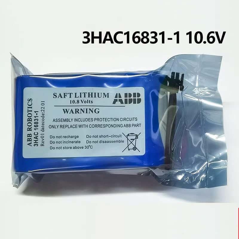 Huanghonghu 2 pacote de 3HAC16831-1 10,8V 17ah Bateria ABB para ABB Robot Controller Battery 3HAC16831-1 LS33600 Não recarregável
