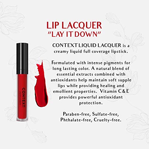 Lipstick líquido não tóxico de pele de contexto - laca líquida batom de cor duradoura para mulheres