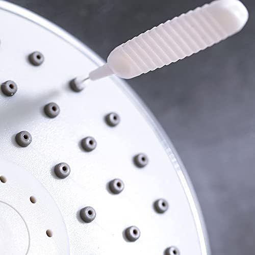 Binchone de limpeza de bicos de chuveiro de 100 PCs escova de limpeza anti-entupimento para orifícios de telefone