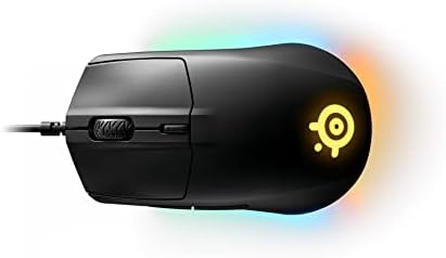 Steelseies rival 3 - Mouse de jogos - 8.500 CPI Truemove Core Optical Sensor - 6 botões programáveis ​​- botões de gatilho dividido