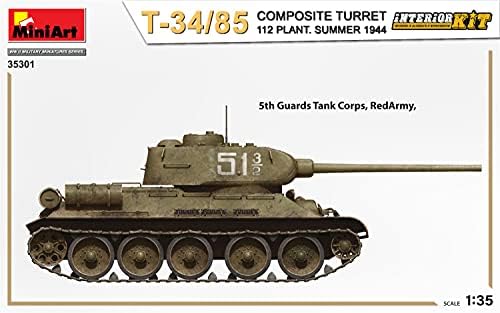 Miniart Min35301 1: 35-T-34-85 Turret composto.112 Planta, sem pintura