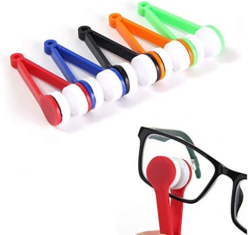 5pcs mini óculos de sol óculos microfibra espetáculos de limpeza de escova macia ferramenta de limpeza portátil de óculos