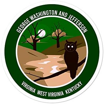 George Washington e Jefferson National Forest Vinyl Sticker 3 '' a 5,5 '' '