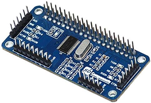 SB Componentes Raspberry Pi Chapéu de expansão serial, fornece interface I2C e chapéu UART de 2 canais para Raspberry Pi 4b/3b+/3b/2b/b+/a+/zero