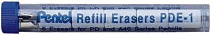 Pentel® mais rápido Clicker ™ Eraser Reabils, pacote de 15
