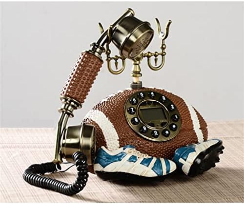 Mmllzel retro nostálgico Old Rugby Ball Telefone em casa