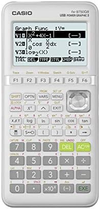 Casio FX-9750GIII Calculadora gráfica rosa e calculadora gráfica branca FX-9750GIII