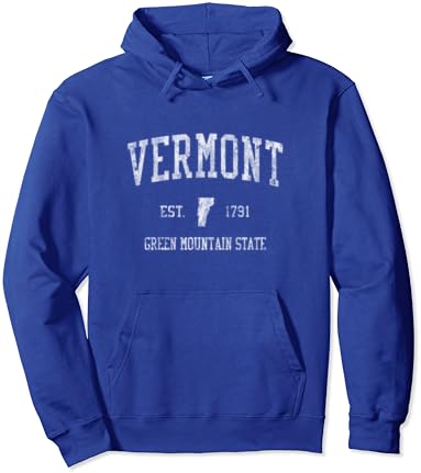 Vermont Hoodie Design de esportes vintage