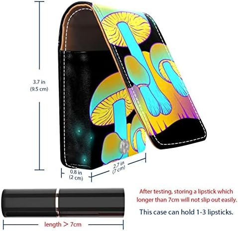 Bolsa de batom de batom de maquiagem de oryuekan com espelho portátil de armazenamento portátil de armazenamento de bato