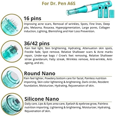 Dr. Pen Ultima A6S Cartuchos de substituição - - 36 pinos Slot Bayonet - Peças de substituição descartáveis