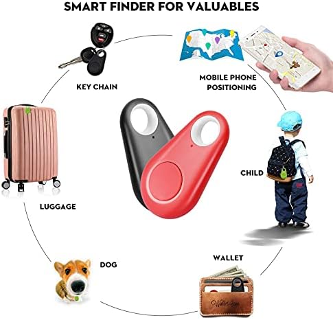Smart Tracker 4 Pack, Key Localizador Localizador sem fio Anti Lost Sensor Dispositivo Remoto Finder, para crianças localizando as chaves de telefone Wallets Bagage Item Finder