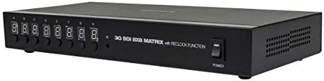 MONOPRICE 3G SDI 8X8 Matriz com função de reclock, preto