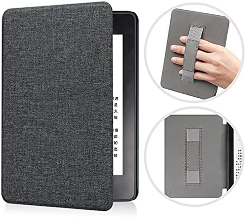 Case todo-poderosa de tecido com alça de mão para o novo Kindle 10th Generation 2019 lançado, Ultra Thin Cover com despertar/sono automático, adequado apenas para o modelo J9G29R