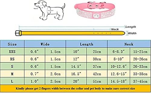 Hotlion Sparkling Rhinestone Dog Collar Crystals Diamonds Puppy Kitten Pet Cat Collar