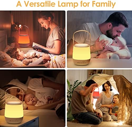 Onefire Baby Night Light for Kids, 12 calmante Máquina de som de ruído branco infantil lâmpada de luz da noite, 16 cores
