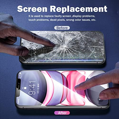 Para substituição da tela máxima do iPhone XS, 3D Touch LCD Digitalizer Repair Kit MONTAGEM COM PROTETOR DA TELA+FERRAMENTAS DE REPARO COMPATÍVEL com iPhone XS max 6,5 polegadas