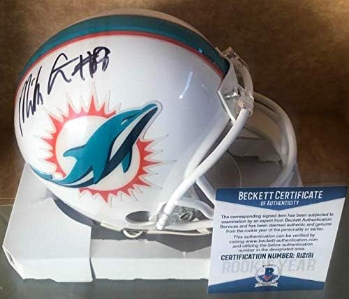 Mike Gesicki Mesmo Mini Capacete Auto Mini Beckett R12191