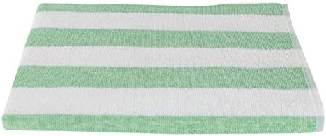 Bleach Safe Luxury Beach Towel Cabana Stripe- Fibertone em 1888 Mills, feita nos EUA e materiais importados