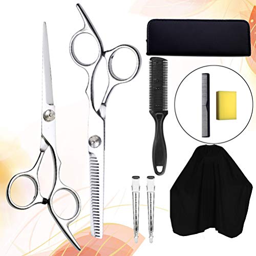 Pincel de cabelo doiTool para mulheres 9pcs variadas ferramentas de cabeleireiro ferramentas de corte de cabelo clipes de cabelos