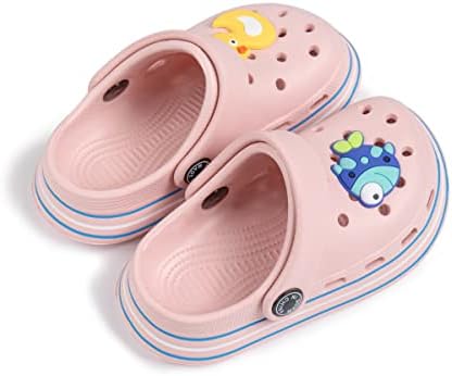 Casazoe Toddler Kids meninos meninas meninas fofas de água de jardim sandálias deslizam em sapatos Slipper Slides
