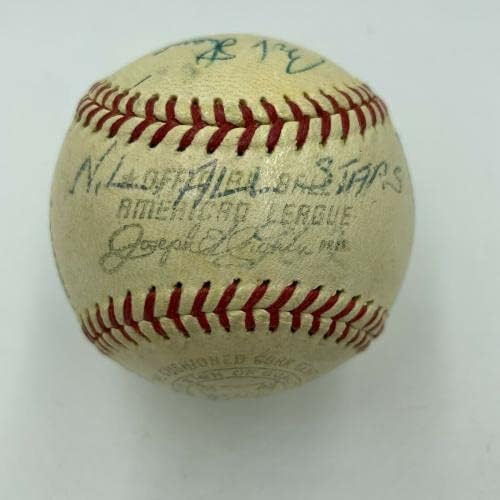 1962 All Star Game assinado Baseball Sandy Koufax Bob Gibson Ernie Banks JSA CoA - Bolalls autografados