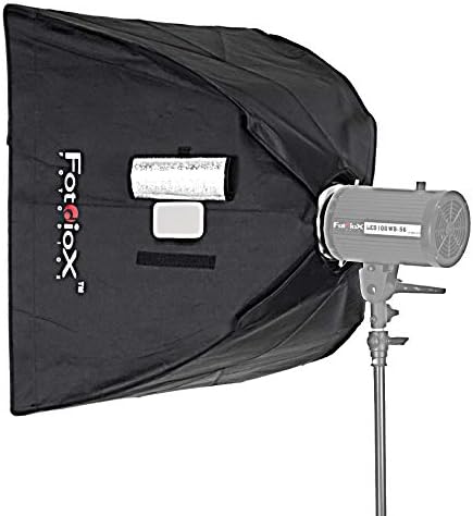 Fotodiox Pro 24x24 Softbox para estroboscópio de estúdio/flash com difusor suave e Speedring universal