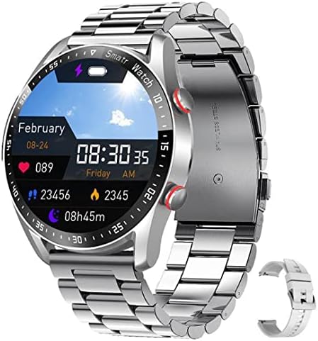 Smart Watch Call Receber/Dial, 1,28 '' Fitness Tracker com pressão arterial, rastreamento de oxigênio no sangue, monitoramento