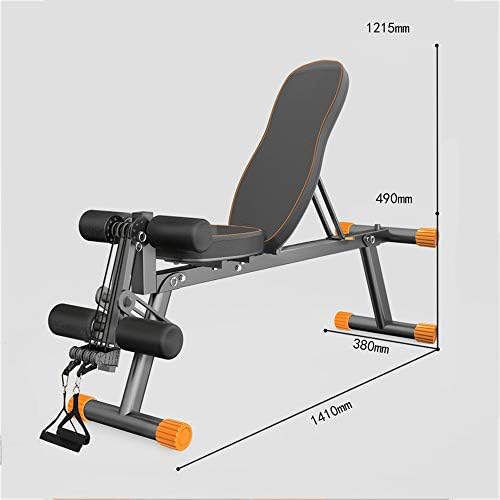 Duxx Workout Bench-Cadeira de fitness dobrável Dumbbell Bench Home Fitness Equipment para placa de sepção multifuncional