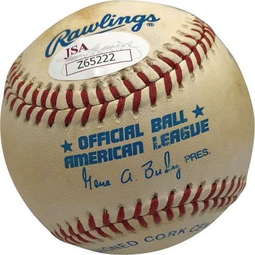 George Steinbrenner John Sterling Michael Kay assinou o OAL Baseball JSA - Bolalls autografados