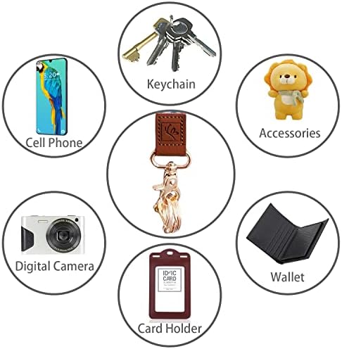 Jarween Keychains cordão, chaveiros, pulseira de pulseira para chaves, emblema de identificação, carteira, chaves de carro