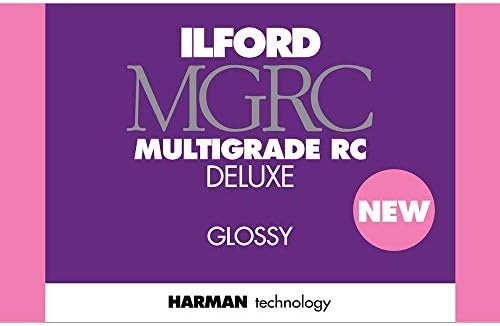 Ilford Multigrado V RC Deluxe Surface brilhante Black & White Paption, 190GSM, 11x14 , 10 folhas