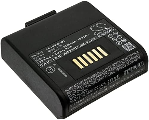 Fyiogxg Cameron Sino Bateria para Honeywell RP4 PN: Honeywell 550053-000 6800mAh / 50.32Wh