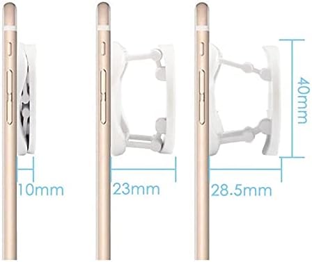 Apertação de telefone para iPhone 6 - SnapGrip Tilt Solter, Back Grip Enhancer Stand para iPhone 6, Apple iPhone 6 - Winter White